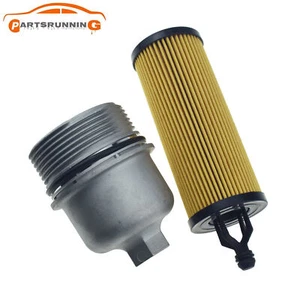 Aluminum Oil Filter Housing Cap w/ Oil Filter For Dodge Jeep Chrysler 68191350AA - Picture 1 of 9