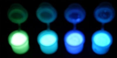 GLOMANIA GLOW IN THE DARK POWDER solvent based Strontium Aluminate powder coat 800 deg