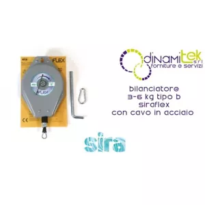 FLEX.3-6A BILANCIATORE 3-6 KG TIPO B SIRAFLEX CAVO IN ACCIAIO - Foto 1 di 2
