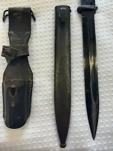WW2 German K98 Mauser Bayonet with Scabbard And Frog Matching Numbers 41 asw - Picture 1 of 12