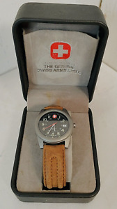 Vintage Swiss Army Wenger S.A.K Design Marlboro Trail Wrist Watch Not Wrkg 1380A