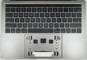 ✅MACBOOK PRO 13" A1706 Palmrest Keyboard Top Case Battery GRAY *Missing Key* - Picture 1 of 4