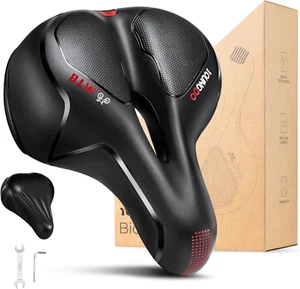 Sella per Bicicletta Comoda, Sella Bici Gel Ergonomico, Uomo Donna Sellino Bicic - Foto 1 di 16