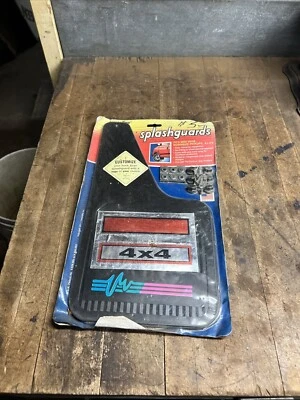 De colección Nuevo de Lote Antiguo Abrazadera Powerflow en Protectores contra Salpicaduras Mini Van Camioneta Camioneta 4x4 EE. UU. Foto 1 de 4