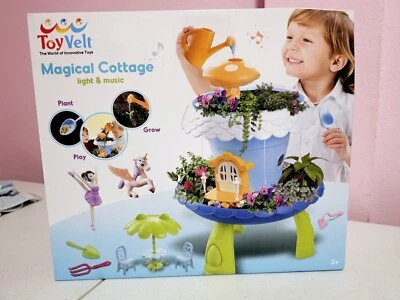 Toy Velt Magical Cottage Playset Ages 3+ Grow a Garden Light & Music - Image 1 of 4