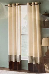 Lot Of 2 Studio JCP Home Urban Grommet Top Curtain Panel 40 x 84 - Picture 1 of 8