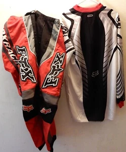 AXO Comp Motocross Jersey M 28" Waist Pants Red Black Motocross Kit - Picture 1 of 18
