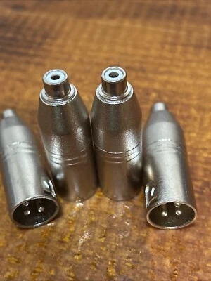  Adaptador - RCA F a XLRM Foto 1 de 2