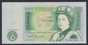 Great Britain: 1981 £1 One Pound QEII Queen Elizabeth II banknote sig Somerset - Picture 1 of 2