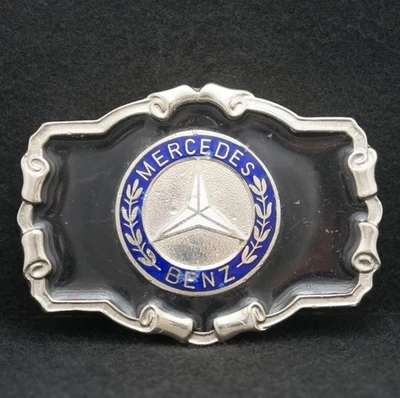 WD05110 IMPRESIONANTE HEBILLA DE CINTURÓN VINTAGE AÑOS 70 *****MERCEDEZ BENZ***** LOGOTIPO MARCA COCHE Foto 1 de 2