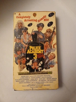 Police Academy 3 Back In Training 1986 First Release VHS  - Image 1 of 2