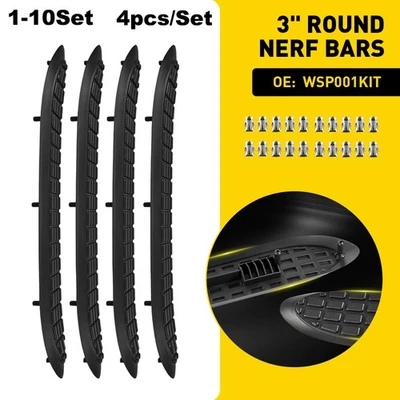 Almofada de degrau de substituição ajuste universal WSP001KIT para barras nerf redondas de plástico 3" - Imagem 1 de 4