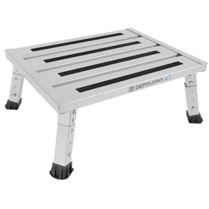 Adjustable Height RV Step Stool 1000 lb Capacity Non-Slip Easy Carry - Picture 1 of 8