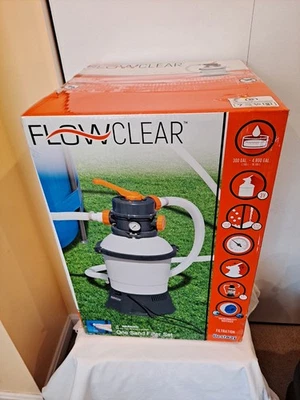 Bestway FlowClear Sand Filter Above Ground Pool Pump 800 Gallon - Image 1 of 4