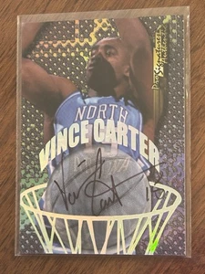 1998 Collector’s Edge Pro Signature Authentic Vince Carter Rookie RC Auto Raptor - Picture 1 of 2