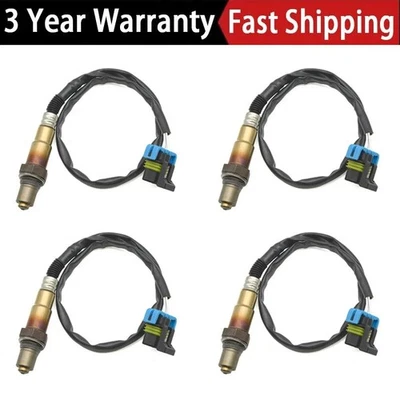 Sensor de oxígeno 4 piezas aguas arriba+aguas abajo para Chevrolet 2011-2012 Impala 2009-11 Traverse Foto 1 de 4