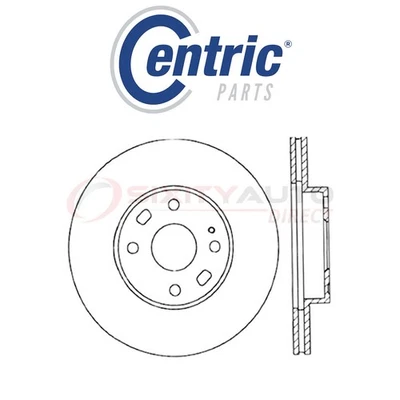 Centric C-TEK Disc Brake Rotor for 1994-2005 Mazda Miata 1.8L L4 - Kit Set wz - Imagem 1 de 4