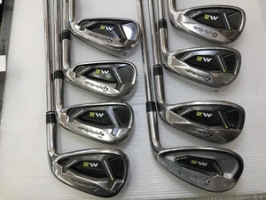 TaylorMade M2 Iron Set 8pc Flex Stiff REAX 88 HL Steel - Picture 1 of 6