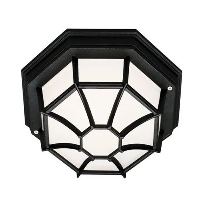 Trans Globe Lighting 40581 1 Light Down Lighting Flush Mount - Black - Image 1 of 1