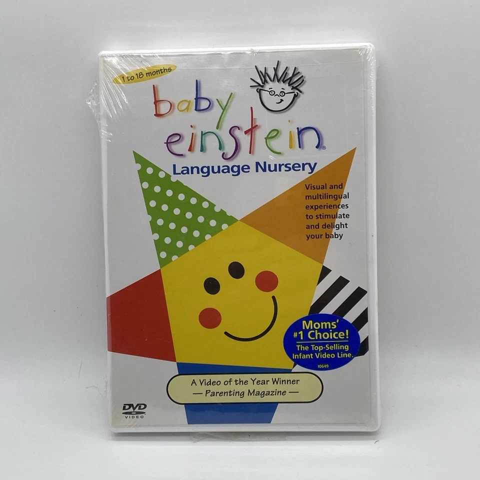 Baby Einstein Language Nursery 2002 DVD New/Sealed Foto 1 de 2
