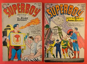 SUPERBOY #114 #115 Silver Age *2 BÜCHER LOT* (Low Grade Bundle) DC COMICS 1964 - Bild 1 von 6