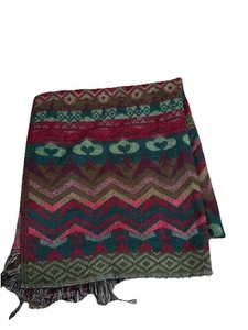 Vintage Blanket Western Red - Picture 1 of 7