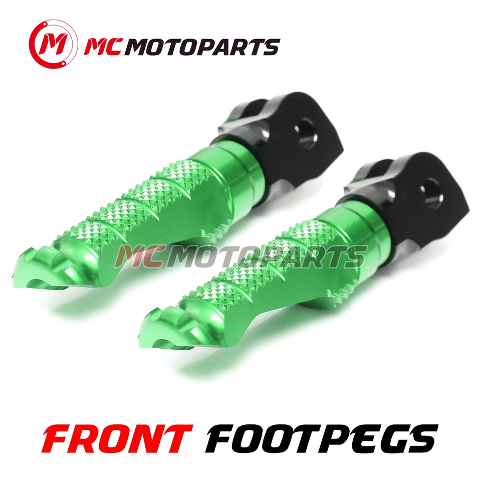 For Kawasaki ZX-12R Ninja 2000-2006 Replacement Rider Front CNC Foot Pegs — 第 1/4 张图片