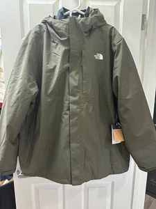 BRAND NEW - The North Face Men's Carto Triclimate 3-in-1 Jacket Size XXXL - GRN - Picture 1 of 11