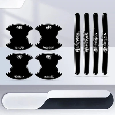 8 PIEZAS Adhesivo Protector Antiarañazos Tazón Manija Puerta Coche Invisible Para Toyota Foto 1 de 4