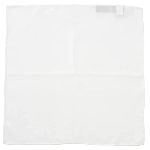 White Silk Pocket Square - Picture 1 of 5