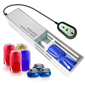 Electric Can Crusher, 8oz&12oz&16oz Aluminum Can Crushers for Recycling, Tras... - Picture 1 of 7