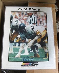 L C Greenwood Pittsburgh Steelers 8x10 Autographed with COA