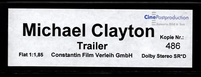 Kino # 35mm # Trailer # Michael Clayton # Flat # Trailer # 2007 - Bild 1 von 4