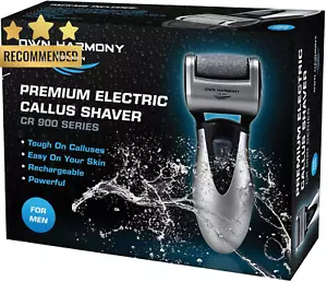 Electric Foot Callus Remover Rechargeable Pedicure Kit 3 Rollers Cracked Heels - Picture 1 of 12