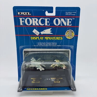 NEW Ertl Force One Die Cast Display MIG-29 Fulcrum & F-15 Eagle 792 Adversaries - Image 1 of 4