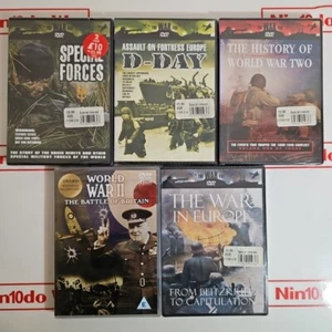 5 x NEUE DVDs Konvolut = WWII / 2. Weltkrieg / Armee D-Day. Geschenk für Papa/Onkel/Opa - Bild 1 von 10