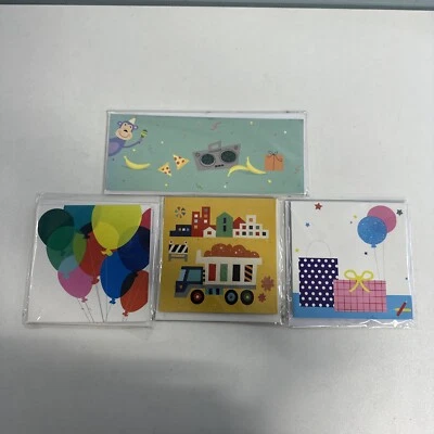 4 Birthday Cards Pop-up 4-Different Styles Panoramic and regular 3-D NEW birthda - Image 1 of 4