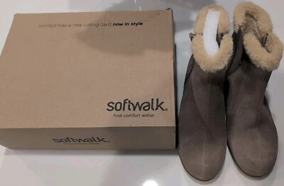 Softwalk женщин Helena камень лодыжки зимние ботинки размер 8,5 W - Изображение 1 из 4