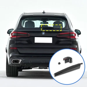 Cubierta de limpiaparabrisas de lluvia de ventana trasera de fibra de carbono para BMW X5 G05 2019-2023 - Imagen 1 de 6