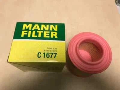 MANN C1677 Car Air Filter Fits AUDI - Image 1 of 2