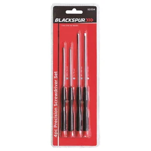 4PC Precision Screwdriver Set Carbon Steel Long Handle for Hard-to-Reach Screws - Picture 1 of 5