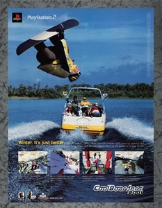 Cool Boarders 2001 Playstation 1 PS1 Vintage 2000 Print Ad Art - Picture 1 of 1