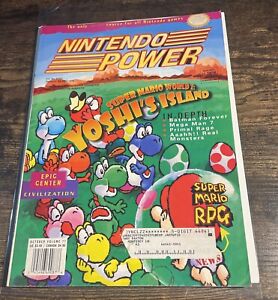 Nintendo Power Magazine Volume 77 Super Mario World 2 Yoshi's Island w/ Poster 