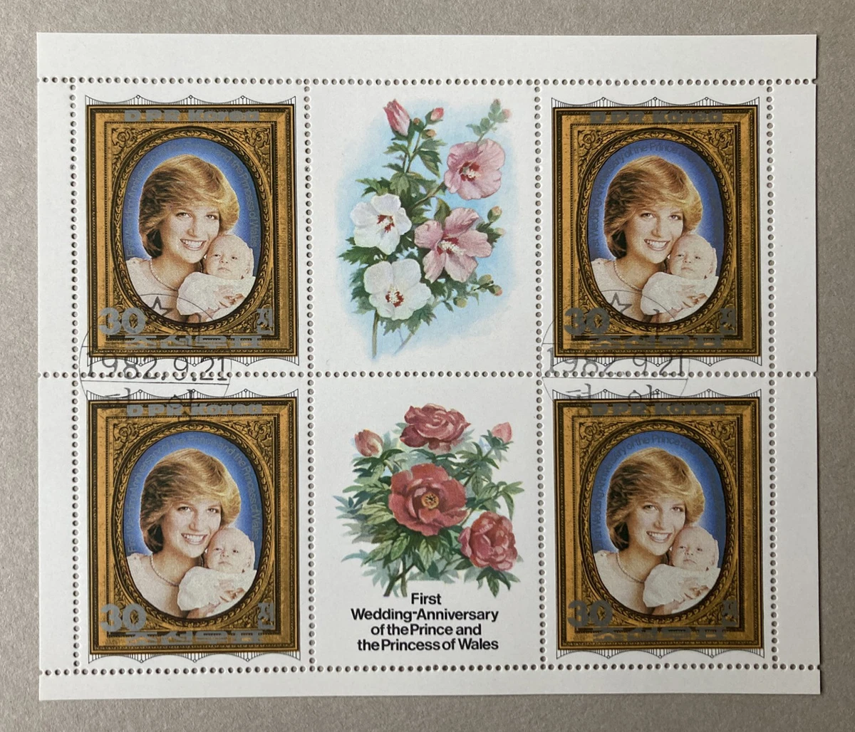 50 Verschiedene Lady Diana Briefmarken – Sammler-Kollektion Von Prophila, Motive: Prominente/Film/Theater/Radio