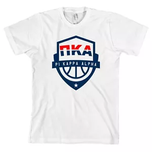 Pi Kappa Alpha EE. UU. Baloncesto Bella + Lona Camiseta PIKE NUEVA CON ETIQUETAS - Imagen 1 de 2