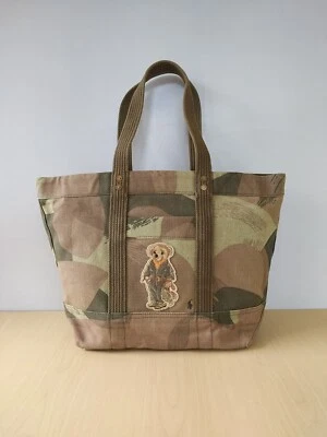 Polo Ralph Lauren Camo Polo Bear Tote Free Shipping Worldwide FTP- 3109 - Image 1 of 4