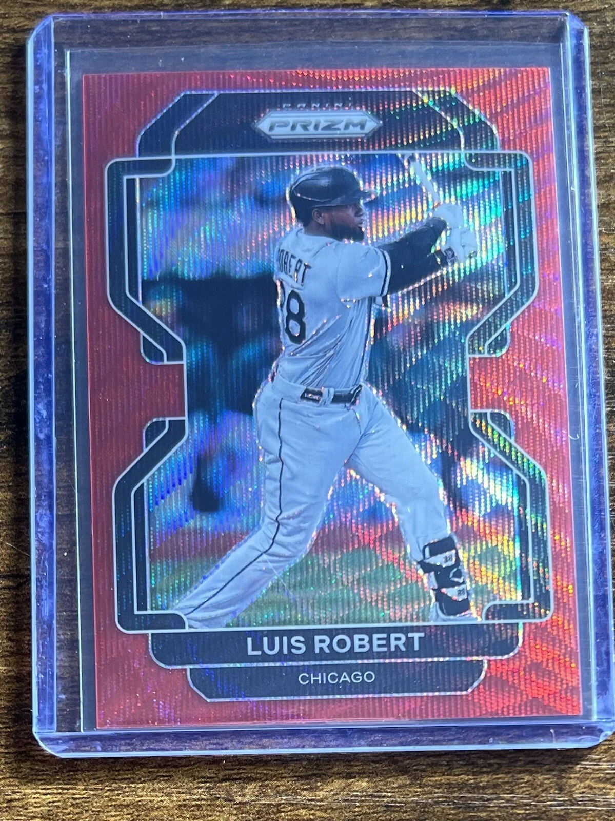 2022 Panini Prizm Red Wave Luis Robert /99 White Sox