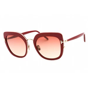 Tom Ford FT0945 66T Shiny Red / Gradient Bordeaux Women's Sunglasses w/Lens 55mm - Picture 1 of 8