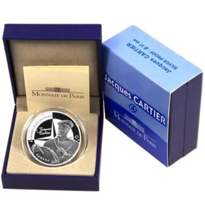France "10 EURO ~ JACQUES CARTIER" Silver PROOF 2011 ! - Picture 1 of 7