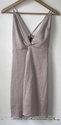 Vestido sin Mangas Express Talla 6 Beige Taupe Minimalista Cápsula Femenino Foto 1 de 4